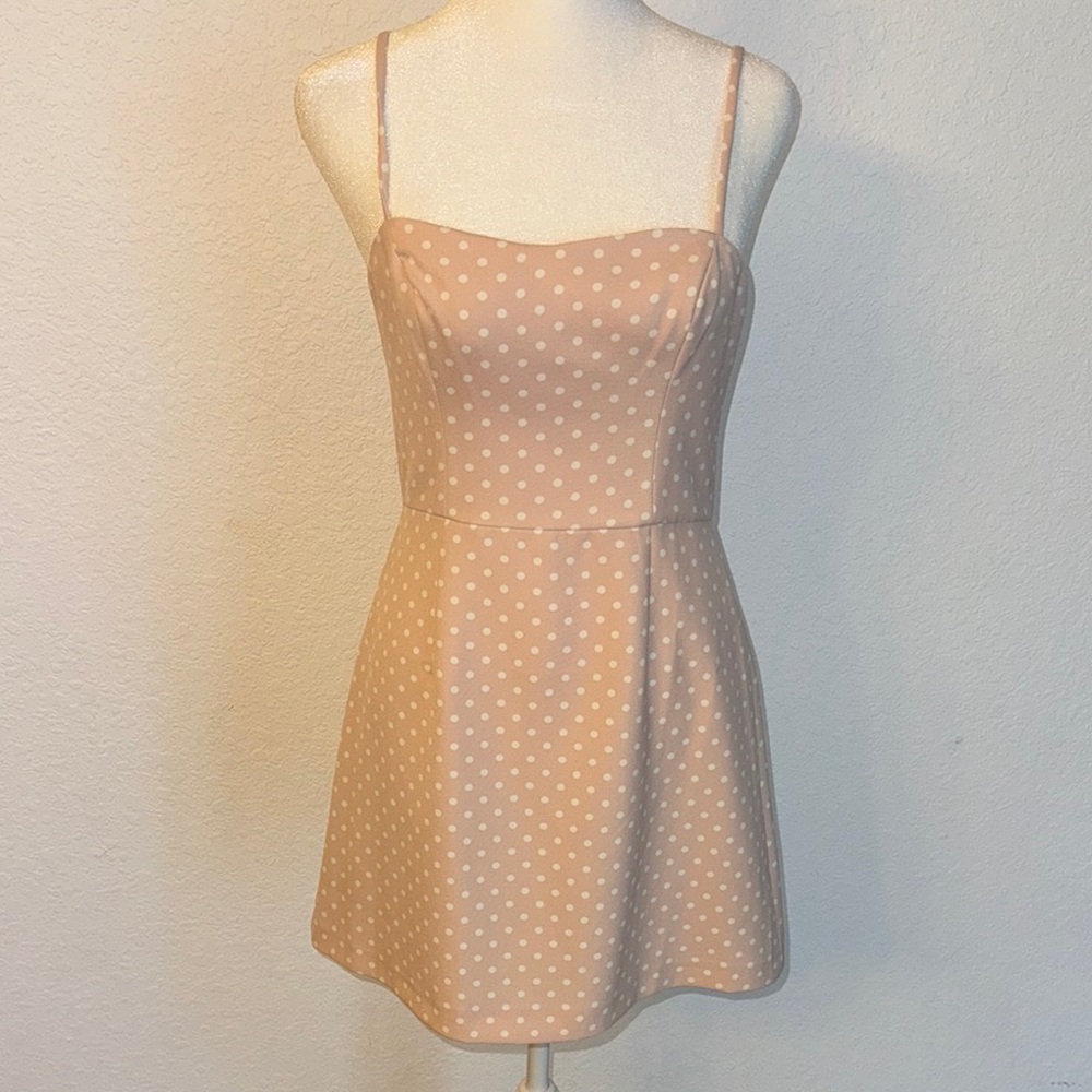 French Connection Light Pink A-Line Mini Dress
